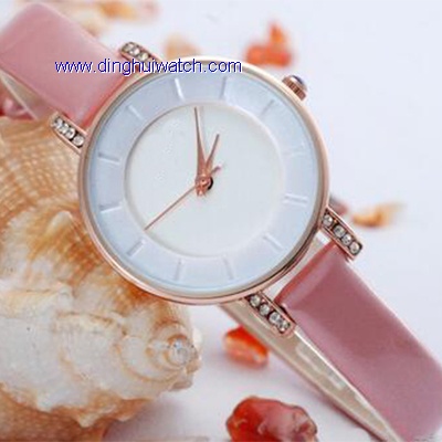 Quartz watch fashion lady watch with PU strap Quartz watch fashion lady watch with PU strap