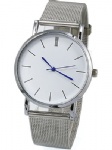 Alloy watch with steel mesh strap