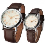 Lover watch with Roman numerals and calendar