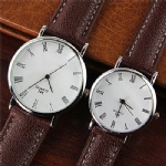 Brown lover watch with Roman numerals