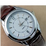 Quartz watch fashion leather watch with calendar