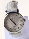 Fashion alloy watch lady watch with PU strap