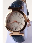 Fashion alloy watch lady watch with brown PU strap