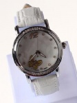 Quartz watch lady watch with PU strap