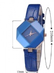 Fashion alloy watch lady watch with PU strap