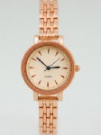 Gold alloy watch fashion lady watch with metal strap