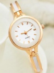 Quartz watch with metal strap fashion lady watch