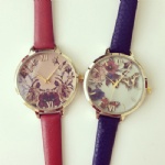 Fashion lady watch with big face