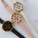 Quartz watch PU strap watch fashion lady watch