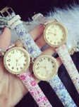 Quartz watch pu strap watch fashion lady watch