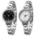 Quartz watch steel band watch fashion lady watch