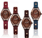 Fashion lady watch leather strap watch hot selling in Europe