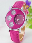 Lovely watch fashion lady watch with PU strap