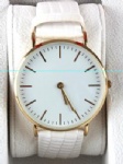 Leather watch fashion alloy quartz watch