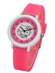 Fashion kids watch silicone strap watch