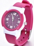 Fashion kids watch silicone strap watch