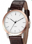 Simple design leather watch for men