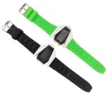 Fashion digital watch with silicone strap