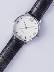 Black strap simple style of men watch