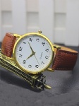 Simple design watch alloy watch with PU strap