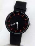Fashion PU watch with big dial